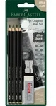 Faber-Castell Bleistift Faber-Castell 115298 Bleistift Multi 4 St&uuml;ck(e)