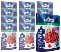 Dehner Premium Adult, verschiedene Sorten, 12 x 100 g Beutel, Nassfutter f&uuml;r:...