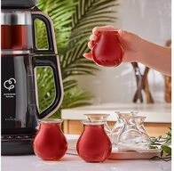 Karaca Teeservice Karaca Tatlıcan 6-teiliges Teeglas Set von Refika 6 Teegl&auml;ser