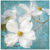 Artland Wandbild Vintage Blüte I, Blumen (1 St), als Leinwandbild, Poster,