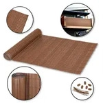 Ribelli Balkonsichtschutz Zaunsichtschutz PVC ca. 1,4 x 3m braun braun 0.40 cm x