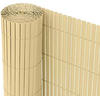 Ribelli Balkonsichtschutz Zaunsichtschutz PVC ca. 1,4 x 3m bambus gelb 0.40 cm x