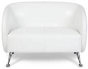 hjh OFFICE Sofa ST. LUCIA Couch Kunstleder mit Armlehnen 1 St., 1 St, Loungesofa