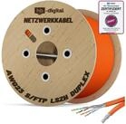 HB-DIGITAL CAT 7 Kabel Duplex Installationskabel Ethernet S/FTP LSZH AWG23