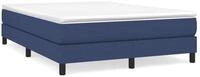vidaXL Bettgestell, Bettrahmen Blau 140x190 cm Stoff
