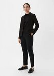 comma 7/8-Hose Hose Slim Fit-Hose aus Viskosemix