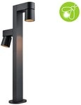 Paulmann LED Pollerleuchte Kimu IP44 822mm 2200K 2x7,8W 720lm 230V 70&deg; Anthrazit