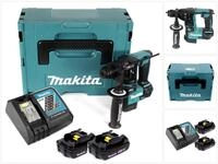 Makita Akku-Bohrhammer DHR 171 RYJ 18V 2-stufig Brushless Akku Bohrhammer SDS...