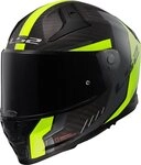 LS2 Motorradhelm FF811 Vector II Carbon Grid Helm, Notfallsystem-Polsterung