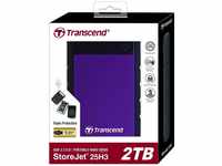 Transcend HDD externe Festplatte StoreJet 25H3 2,5 Zoll 2TB USB 3.1 purple...
