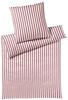 Elegante Straight Bettwäsche-Set Mako-Jersey rouge 155x220+80x80 cm