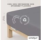 Schlafgut Spannbettlaken PREMIUM Mako-Zwirn-Jersey, 220 g/m&sup2;, 95%...