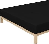 Schlafgut Premium Spannbettlaken off black 120-130x200-220 cm