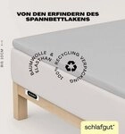 Schlafgut Spannbettlaken EASY Jersey Elasthan Topper, Jersey, Gummizug: rundum,...