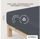 Schlafgut Spannbettlaken PREMIUM Mako-Zwirn-Jersey, 220 g/m&sup2;, 95%...