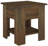 vidaXL Ablagetisch, Couchtisch Braun Eichen-Optik 40x40x42 cm Holzwerkstoff