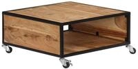 vidaXL Couchtisch Couchtisch 70x70x32 cm Massivholz