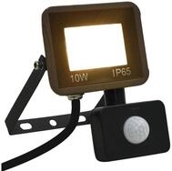 vidaXL Flutlichtstrahler LED-Fluter mit Sensor 10W Warmwei&szlig;