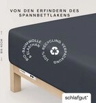 Schlafgut Spannbettlaken PURE BOXSPRING Bio-Baumwolle mit Elasthan, 170 g/m&sup2;,