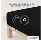 Schlafgut Spannbettlaken PURE Bio-Baumwolle mit Elasthan, 170 g/m&sup2;, Bettlaken,