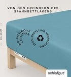 Schlafgut Spannbettlaken PURE BOXSPRING Bio-Baumwolle mit Elasthan, 170 g/m&sup2;,