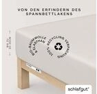 Schlafgut Spannbettlaken PURE Bio-Baumwolle mit Elasthan, 170 g/m&sup2;, Bettlaken,