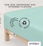 Schlafgut Spannbettlaken PURE BOXSPRING Bio-Baumwolle mit Elasthan, 170 g/m&sup2;,