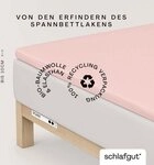 Schlafgut Spannbettlaken PURE TOPPER Bio-Baumwolle mit Elasthan 170 g/m&sup2; f&uuml;r...