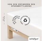 Schlafgut Spannbettlaken PURE Bio-Baumwolle mit Elasthan, 170 g/m&sup2;, Bettlaken,