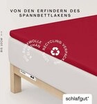 Schlafgut Spannbettlaken PURE TOPPER Bio-Baumwolle mit Elasthan 170 g/m&sup2; f&uuml;r...
