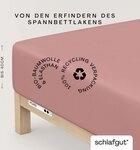 Schlafgut Spannbettlaken PURE BOXSPRING Bio-Baumwolle mit Elasthan, 170 g/m&sup2;,