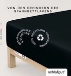 Schlafgut Spannbettlaken PURE BOXSPRING Bio-Baumwolle mit Elasthan, 170 g/m&sup2;,