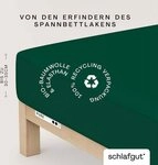 Schlafgut Spannbettlaken PURE Bio-Baumwolle mit Elasthan, 170 g/m&sup2;, Bettlaken,