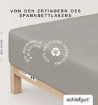 Schlafgut Spannbettlaken PURE BOXSPRING Bio-Baumwolle mit Elasthan, 170 g/m&sup2;,