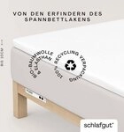 Schlafgut Spannbettlaken PURE TOPPER Bio-Baumwolle mit Elasthan 170 g/m&sup2; f&uuml;r...