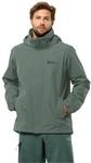 Regenjacke JACK WOLFSKIN "STORMY POINT 2L JKT M", Herren, Gr. S, gr&uuml;n (hedge gr&uuml;n),