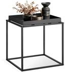 tectake Beistelltisch Ablagetisch, 40 x 40 x 44 cm, mit bodenschonenden