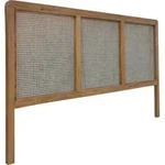 SIT Kopfteil Rattan Wiener Geflecht 200 cm Wandmontage Natur Bett, Rattan...