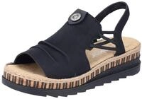 Rieker Plateausandale Sommerschuh, Sandalette, modisches Plateau