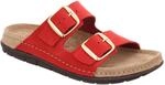 Pantolette ROHDE "Rodigo-D", Damen, Gr. 36, rot, Leder, unifarben, Schuhe Pantolette,
