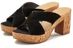LASCANA Sommerschuh, offener Schuh, Sandalette, Mule, Pantolette aus Leder mit