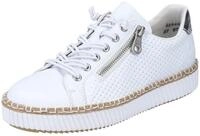 Rieker Sneaker mit modischer Ziernaht, Freizeitschuh, Halbschuh, Schn&uuml;rschuh