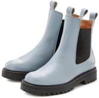 Elbsand Chelseaboots, Schlupfstiefel, Bikerboots, Sommerstiefelette Stiefelette aus