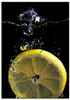 Artland Wandbild Zitrone, Lebensmittel (1 St), als Alubild, Outdoorbild,