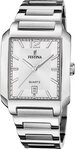 Festina Quarzuhr Festina Herrenuhr Edelstahl silber, (Analoguhr), Herren Armbanduhr