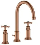 hansgrohe Waschtischarmatur Axor Montreux 180 3-Loch Kreuzgriff mit