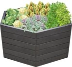 GARANTIA Hochbeet ERGO Hochbeet XL 75 Stone, inkl. FLORA Wassersparsystem
