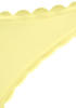 LASCANA Bikini-Hose Scallop in knapper Brasilien-Form, gelb