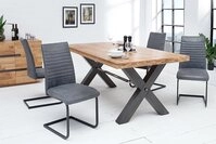 riess-ambiente Freischwinger APARTMENT grau / schwarz (1 St), Esszimmer &middot;...