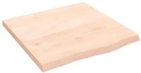 vidaXL Tischplatte Tischplatte 60x60x(2-4) cm Massivholz Eiche Unbehandelt (1...